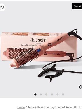 Kitsch Terracotta Volumizing Thermal Round Brush
